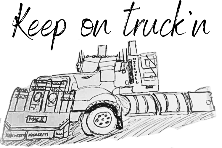 Keep on truck'n Macka tee (V2)